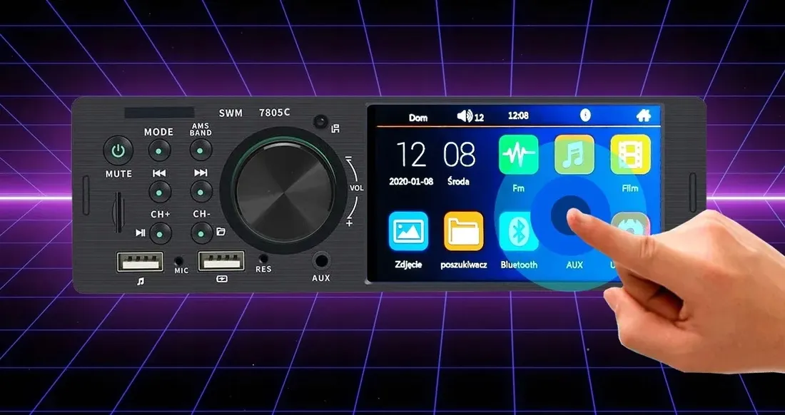 radio-samochodowe-1din-ekran-41-usb-bluetooth-sd