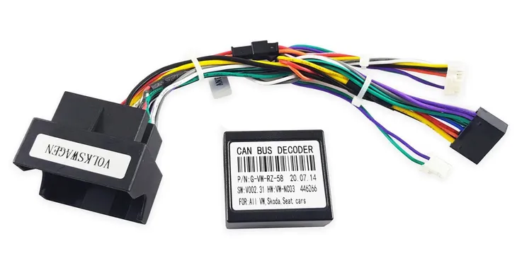 ADAPTER CANBUS MODUŁ KOMPUTERA STEROWANIE Z KIEROWNICY VW SEAT SKODA ANROID