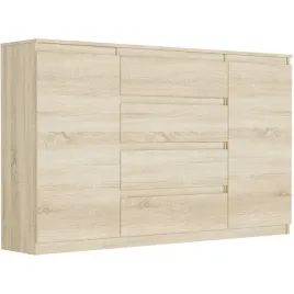 stylowa-komoda-160-szafka-4-sz-3-polki-r-160-s4-sonoma