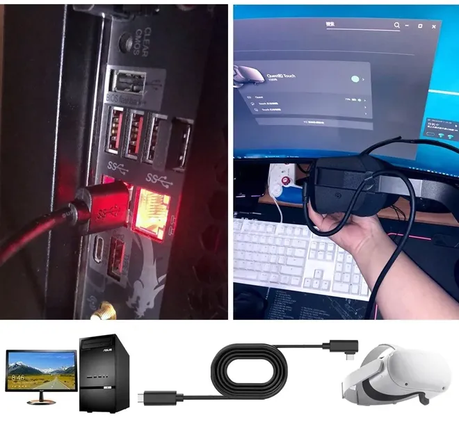 kabel-5m-usb-a-usb-c-do-oculus-quest-1-2-link-rift-stan-opakowania-oryginalne-stan-nowy