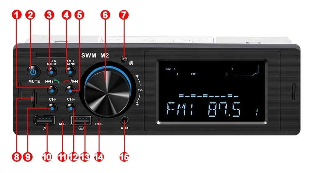 radio-samochodowe-1din-mikrofon-sd-usb-bluetooth