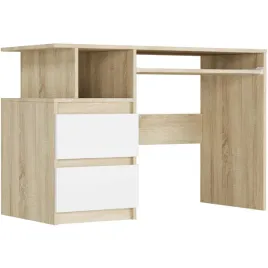 biurko-komputerowe-meble-135cm-sonoma-bialy-n7