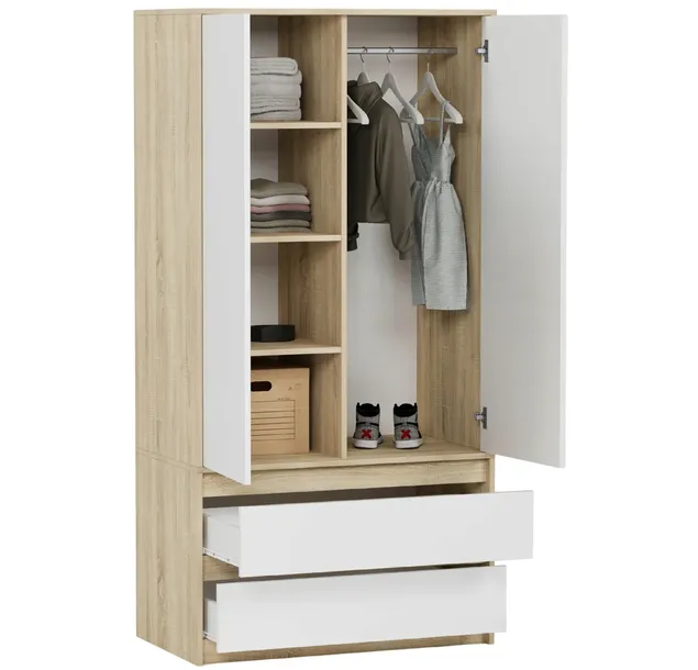 szafa-garderoba-90cm-2d-2sz-sonoma-mix-biala-b-20-kolekcja-modern