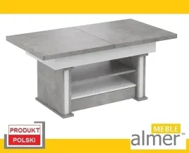 lawostol-stol-lawa-l29-szuflada-polka-rozkladana-do-210cm-jasny-beton-bialy