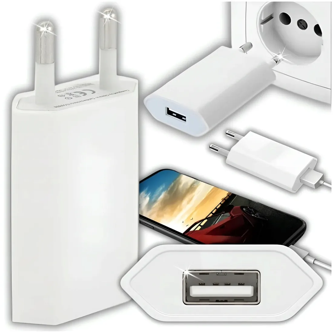 ladowarka-sieciowa-usb-1a-kostka-wtyczka-zasilacz-do-smartwatcha-aparatu-stan-nowy