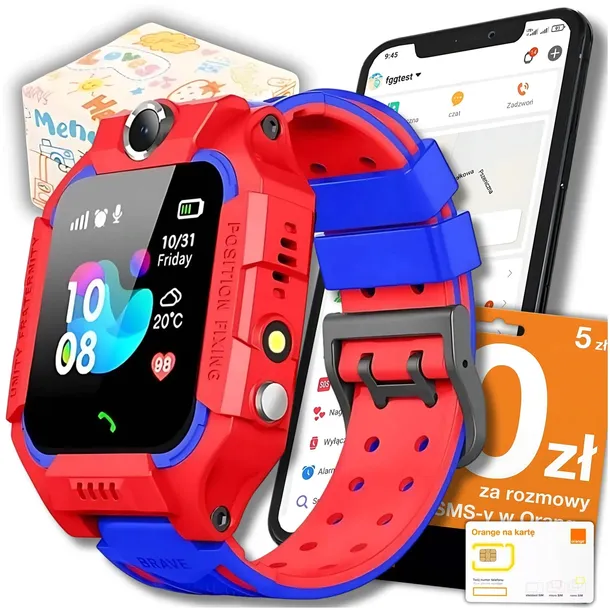 SMARTWATCH DLA DZIECI ZEGAREK DZIECIĘCY LOKALIZATOR LBS + KARTA SIM GRATIS