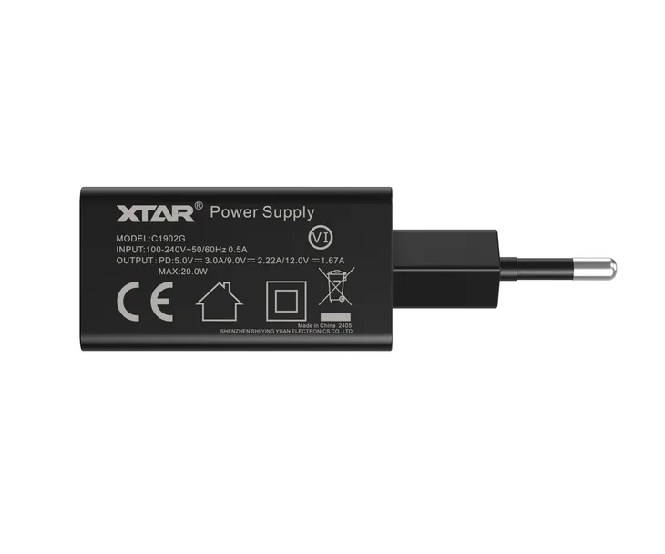 ladowarka-xtar-pd20w-5v-9v-12v-usb-c-20w-stan-nowy