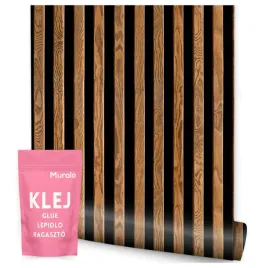 tapeta-lamele-drewno-imitacja-deski-3d-do-salonu