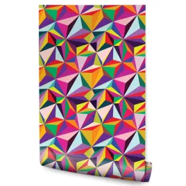 tapeta-mlodziezowa-kolorowe-wzory-geometryczne-3d