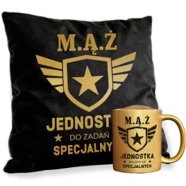 zestaw-poduszka-kubek-meza-zlota-jednostka-prezent-urodziny-z1