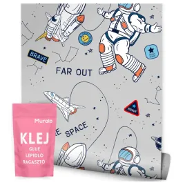 tapeta-dla-dzieci-kosmos-planety-astronauci-rakiety-komiks-dla-mlodziezy