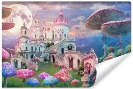 fototapeta-dla-dziewczynki-rozowy-zamek-3d-400x280