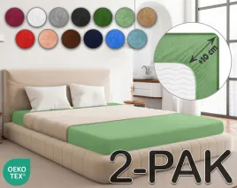 sesto-senso-dopasowane-przescieradlo-z-gumka-frotte-zielone-180x200cm