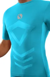 sesto-senso-koszulka-sportowa-termoaktywna-krotki-rekaw-l-xl-blekitna