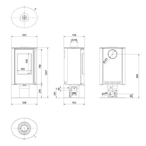 piec-obrotowy-koza-erik-kratki-na-nodze-moc-55-kw-zestaw-montazowy-fi150