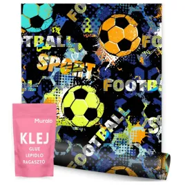 tapeta-mlodziezowa-abstrakcja-pilka-nozna-sport