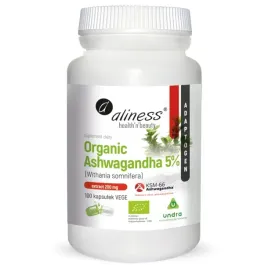 aliness-organic-ashwagandha-5percent-ksm-66-100-kaps-pamiec-stres-koncentracja