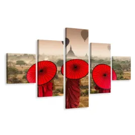 obraz-pentaptyk-buddyjscy-mnisi-kultura-3d-250x150