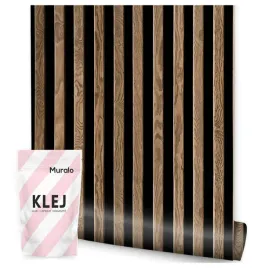 tapeta-lamele-drewno-imitacja-deski-3d-flizelinowa