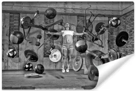 fototapeta-scienna-kobieta-sprzet-sportowy-400x280