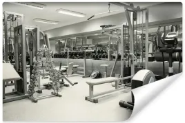 fototapeta-silownia-sprzet-sportowy-dekor-400x280