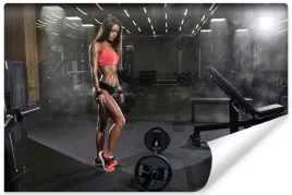 fototapeta-kobieta-sztanga-trening-sport-405x270