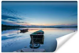 fototapeta-lodki-nad-jeziorem-krajobraz-3d-450x300