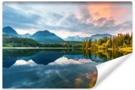 fototapeta-jezioro-gory-drzewa-pejzaz-3d-450x300