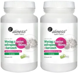 aliness-wyciag-z-nasion-ostropestu-190-mg-karczoch-watroba-2x100-kapsulek