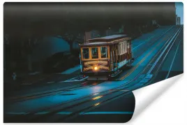 fototapeta-mlodziezowa-tramwaj-zabytki-3d-450x300