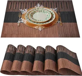 podkladki-na-stol-kwadratowe-45cm-brazowa-mata-antyposlizgowa-ochronna-6x