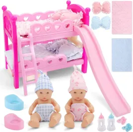 lalki-bobasy-akcesoria-lozeczka-na-prezent-2x-zestaw-koc-babyborn-butelki