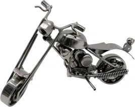 figurka-rzezba-motocykl-motor-prezent-biurko-vintage-retro-metal-dekoracja