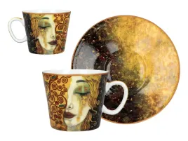 carmani-kpl-2-filizanek-espresso-g-klimt-zlote-lzy-biale-i-czarne-tlo