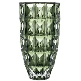 bohemia-diamond-smokey-green-krysztalowy-wazon-280mm