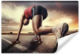 fototapeta-do-silowni-sport-biegaczka-w-3d-450x300