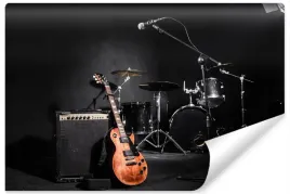 fototapeta-do-salonu-instrumenty-gitara-3d-450x300