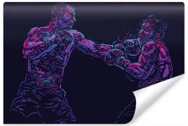 fototapeta-do-silowni-abstrakcyjna-boks-3d-450x300