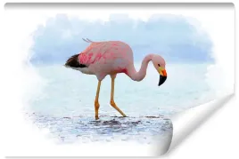 fototapeta-do-sypialni-flaming-jezioro-3d-450x300