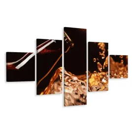 obraz-5-czesciowy-butelka-ciemnego-piwa-3d-250x150
