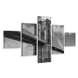 obraz-pentaptyk-szary-most-brooklinski-3d-250x150