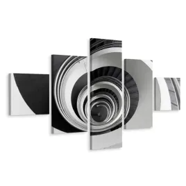 obraz-5-czesciowy-schody-architektura-3d-250x150