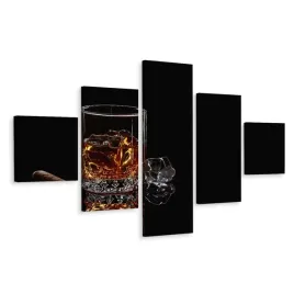 obraz-poliptyk-whisky-w-szkle-lod-tyton-3d-200x120