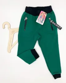 spodnie-chlopiece-dresowe-polskie-zielone-bawelna-gamet-98-zielony