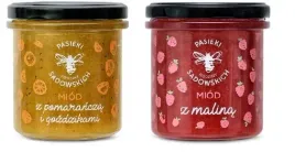 miod-z-pomarancza-i-gozdzikami-miod-z-malina-pasieki-sadowskich-430g