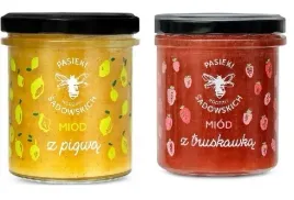 miod-z-truskawka-miod-z-pigwa-pasieki-rodziny-sadowskich-430-g
