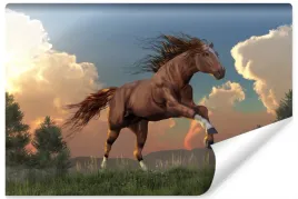 fototapeta-kasztanowy-kon-gory-natura-3d-450x300