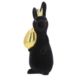 czarny-stojacy-welurowy-zajaczek-krolik-wielkanocny-figurka-ozdoba-20-cm