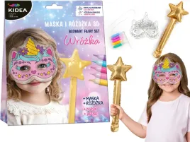 kidea-zestaw-kreatywny-wrozka-maska-i-rozdzka-diy-przebranie-kostium