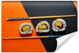 fototapeta-do-kuchni-wegetarianskie-sushi-450x300